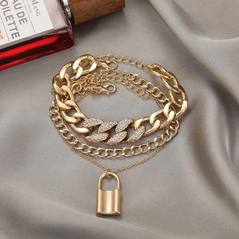 Gilded Luxe Layered Gold Plated Bracelet