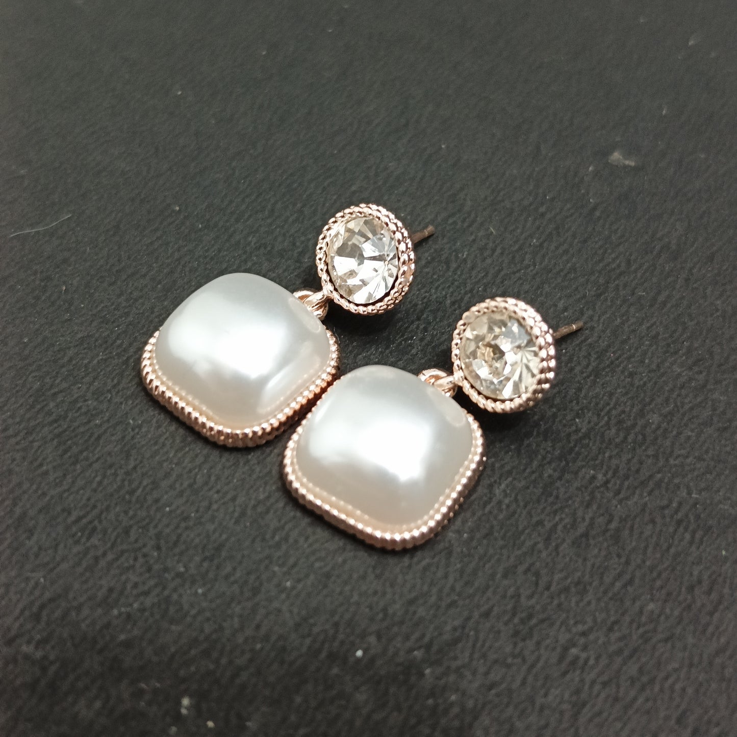Classic Rose Gold Drop Earrings