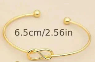 Golden Infinity Minimal Bracelet