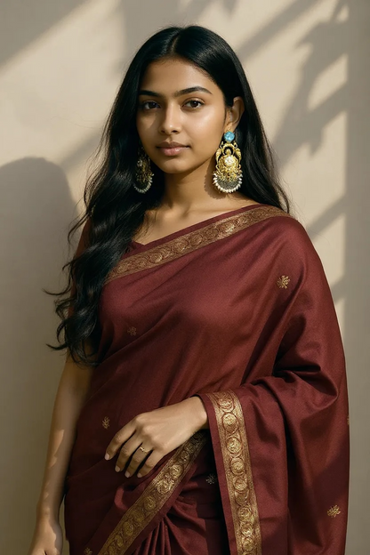 Aqua Blue Parrot Dual Tone Jhumka Earrings