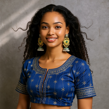 Parrot Dual Tone Statement Jhumka Earrings