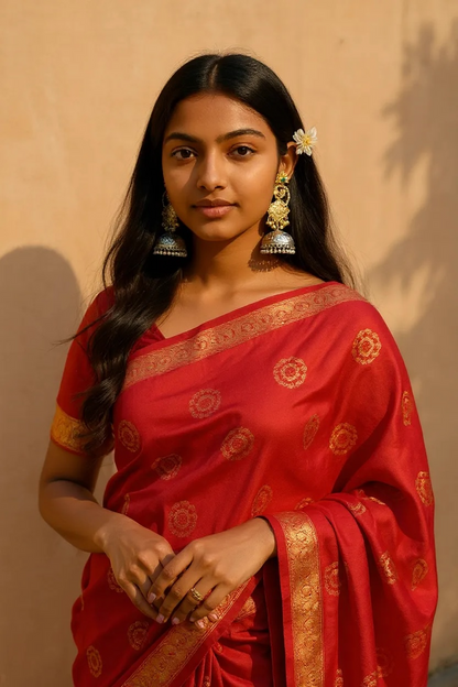 Peacock Dual Tone Green Jhumka Earrings