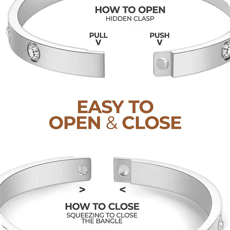 Sparkling Anti-Tarnish  Pave Stone Bracelet