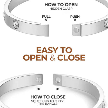 Sparkling Anti-Tarnish  Pave Stone Bracelet